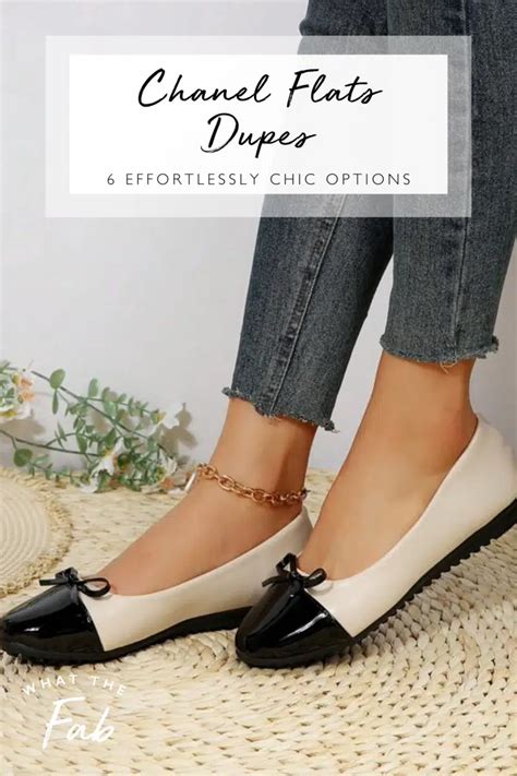 chanel flat dupes amazon|are chanel flats comfortable.